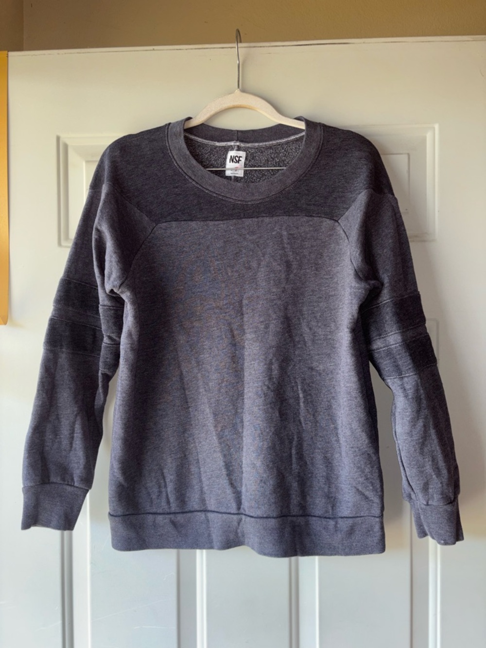 NSF dark gray pullover sweatshirt size S